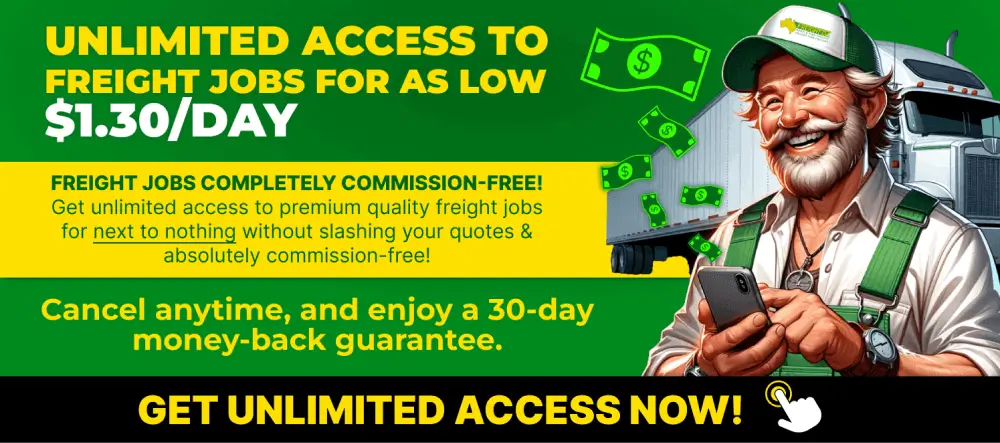 Freight Jobs For as Low $1.30/DAY Freight Jobs For as Low $1.30/DAY